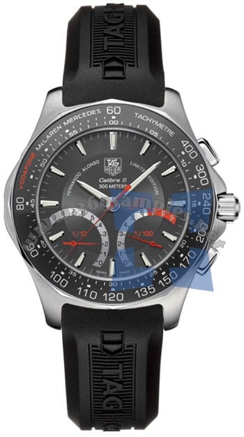 Tag Heuer Aquaracer Calibre S Mens Wristwatch CAF7113.FT8010
