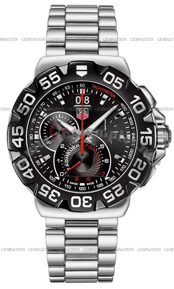 Tag Heuer Formula 1 Grande Date Chronograph Mens Wristwatch CAH1015.BA0855