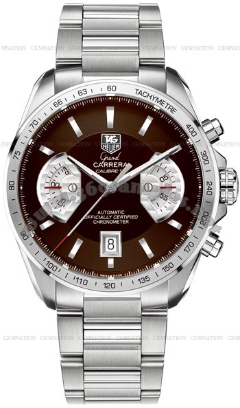 Tag Heuer Grand Carrera Chronograph Calibre 17 RS Mens Wristwatch CAV511E.BA0902