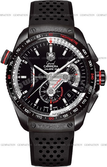 Tag Heuer Grand Carrera Chronograph Calibre 36 RS Mens Wristwatch CAV5185.FT6020