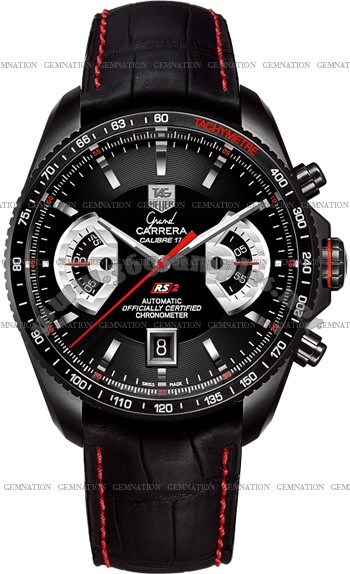 Tag Heuer Grand Carrera Chronograph Calibre 17 RS 2 Mens Wristwatch CAV518B.FC6237