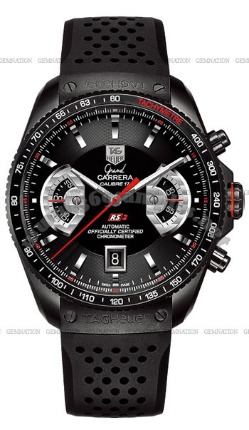 Tag Heuer Grand Carrera Chronograph Calibre 17 RS 2 Mens Wristwatch CAV518B.FT6016
