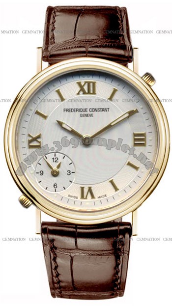 Frederique Constant Dual Time Mens Wristwatch FC-205HS35
