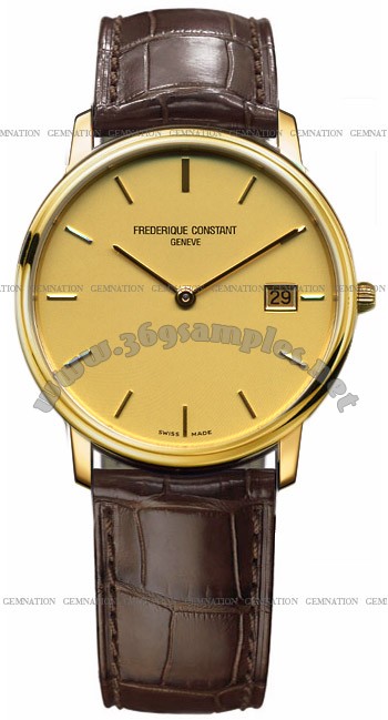 Frederique Constant Index Slim Line Mens Wristwatch FC-220SC4S5