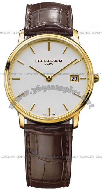 Frederique Constant Index Slim Line Mens Wristwatch FC-220SW4S5