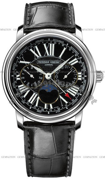 Frederique Constant Business Timer Mens Wristwatch FC-270B3P6