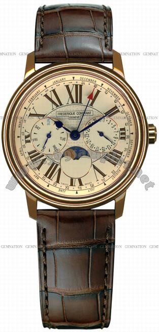 Frederique Constant Business Timer Mens Wristwatch FC-270EM3P4