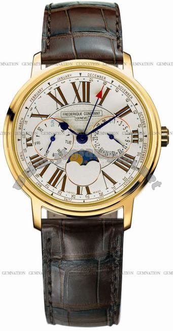Frederique Constant Business Timer Mens Wristwatch FC-270EM3P5