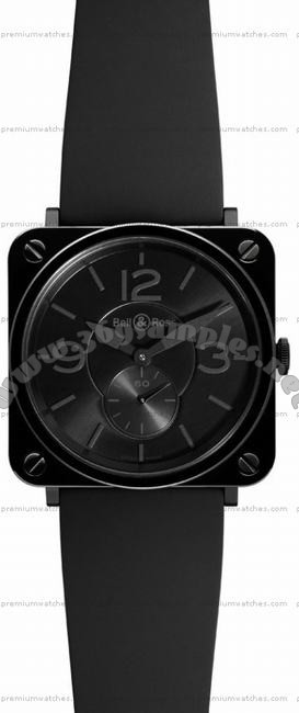 Bell & Ross BR S Quartz Phantom Unisex Wristwatch BRS-BLC-PH/SRB