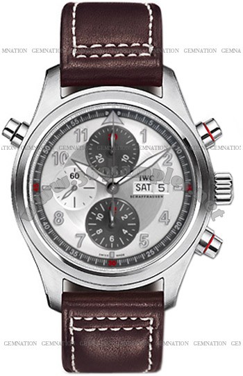IWC Pilots Double Chronograph Mens Wristwatch IW371802