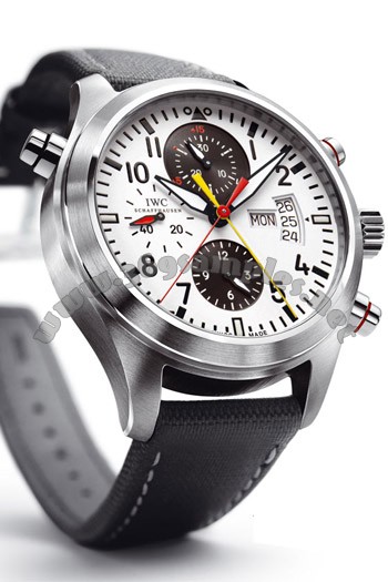 IWC Pilots Double Chronograph Mens Wristwatch IW371803