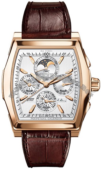 IWC Da Vinci Perpetual Calendar Mens Wristwatch IW376203