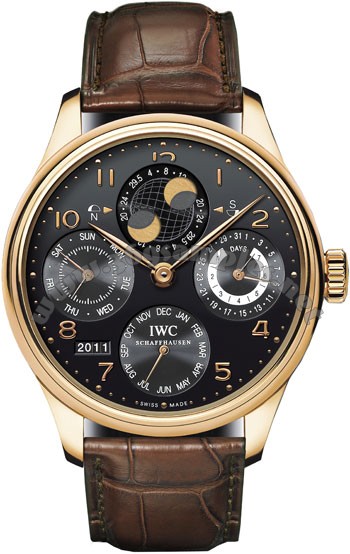 IWC Portuguese Perpetual Calendar Mens Wristwatch IW503202