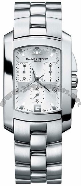 Baume & Mercier Hampton Milleis XL Chronograph Mens Wristwatch MOA08444