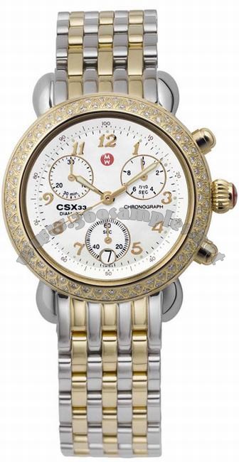 Michele Watch CSX 33 Diamond Ladies Wristwatch MWW03B000191