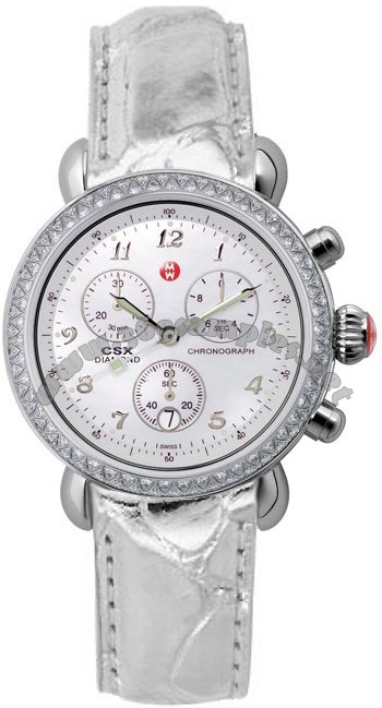 Michele Watch CSX 36 Diamond Ladies Wristwatch MWW03C000349