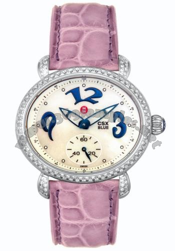Michele Watch CSX Blue Ladies Wristwatch MWW03E000110