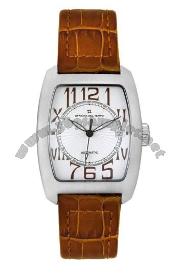 Officina Del Tempo Tonneau Automatic Mens Wristwatch OT1019-01AMM