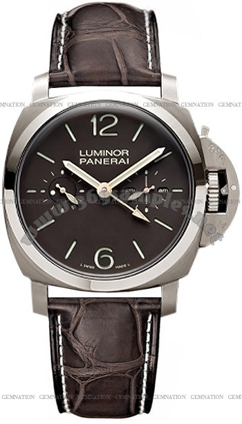 Panerai 1950 Titanium Tourbillon GMT 47mm Mens Wristwatch PAM00306