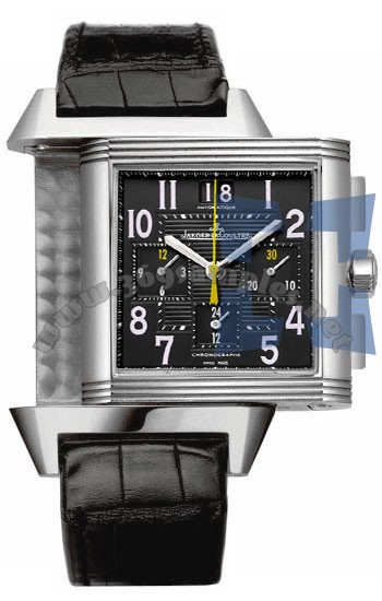 Jaeger-LeCoultre Reverso Squadra Chronograph GMT Black Limited Mens Wristwatch Q7018470