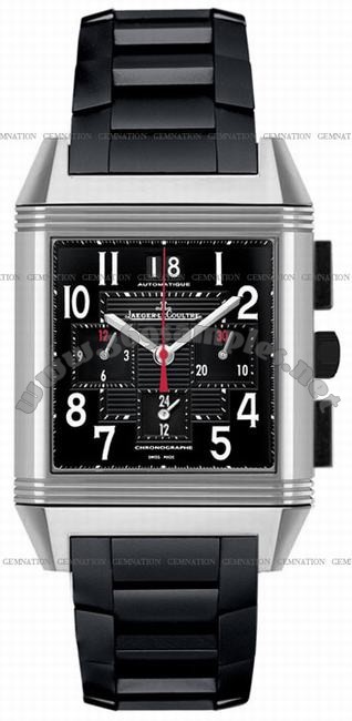 Jaeger-LeCoultre Reverso Squadra Chronograph GMT Black Mens Wristwatch Q701867P