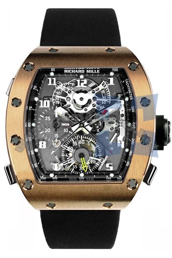 Richard Mille RM 008 Tourbillon Split Seconds Chronograph Mens Wristwatch RM008-V2-RG