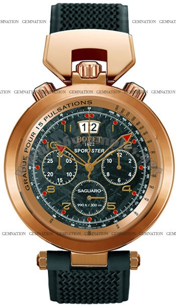 Bovet Saguaro Chronograph Mens Wristwatch SP0362