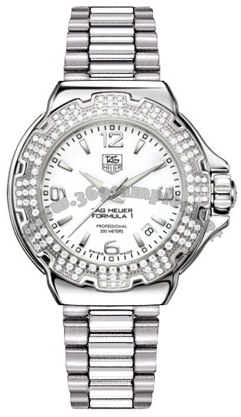 Tag Heuer Formula 1 Glamour Diamonds Ladies Wristwatch WAC1215.BA0852