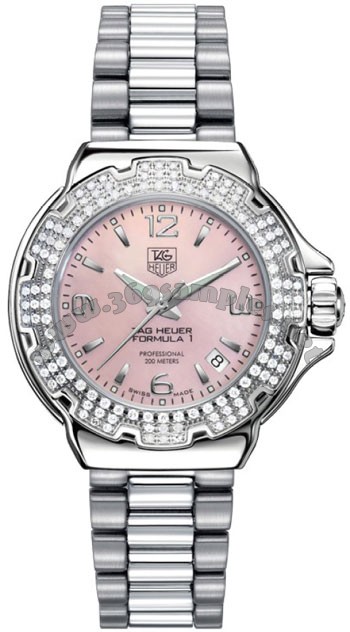 Tag Heuer Formula 1 Glamour Diamonds Ladies Wristwatch WAC1216.BA0852