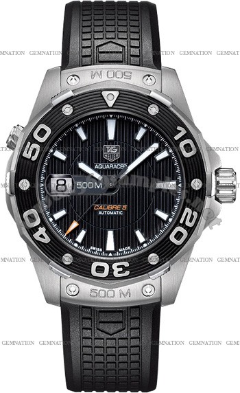 Tag Heuer Aquaracer 500M Calibre 5 Mens Wristwatch WAJ2110.FT6015