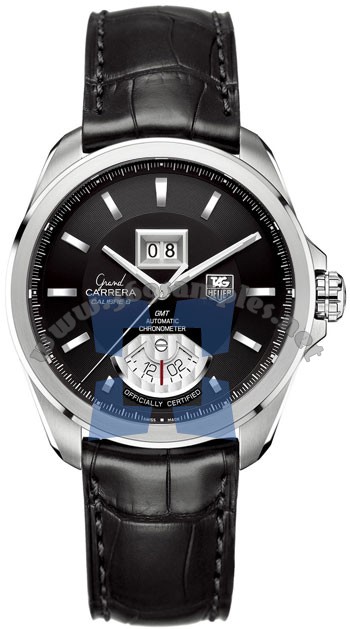 Tag Heuer Grand Carrera Calibre 8 RS Grand Date GMT Mens Wristwatch WAV5111.FC6225