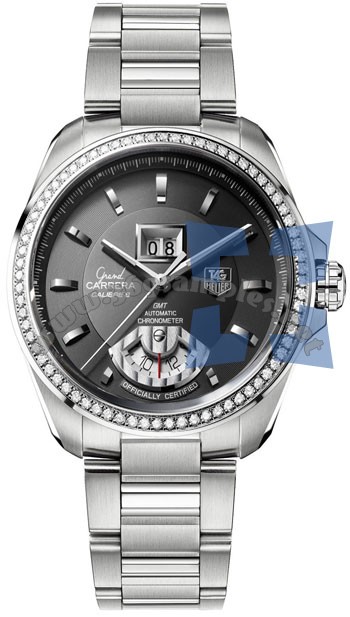 Tag Heuer Grand Carrera Calibre 8 RS Grand Date GMT Mens Wristwatch WAV5115.BA0901