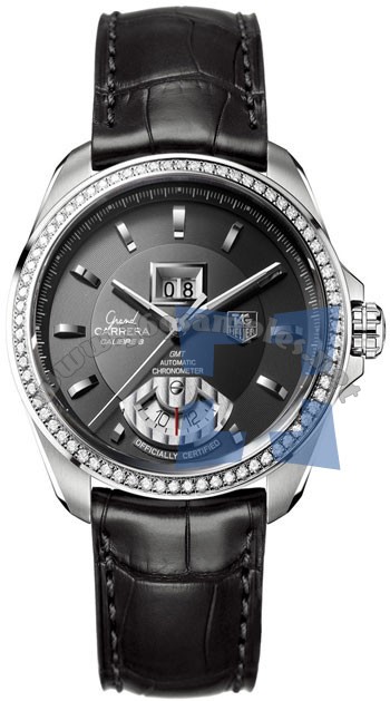 Tag Heuer Grand Carrera Calibre 8 RS Grand Date GMT Mens Wristwatch WAV5115.FC6225