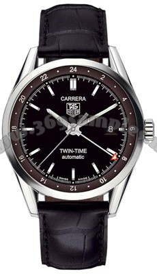 Tag Heuer Carrera Twin Time Mens Wristwatch WV2115.FC6180