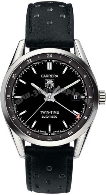 Tag Heuer Carrera Twin Time Mens Wristwatch WV2115.FC6182