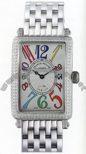 Franck Muller Ladies Large Long Island Large Ladies Wristwatch 1002 QZ COL D-1