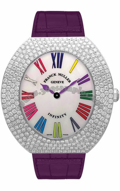 Franck Muller Infinity Ellipse Extra-Large Ladies Ladies Wristwatch 3650 QZ R COL DRM D