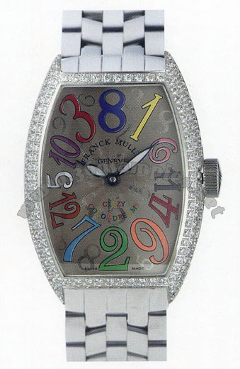 Franck Muller Cintree Curvex Crazy Hours Midsize Unisex Unisex Wristwatch 5850 CH COL DRM O-18