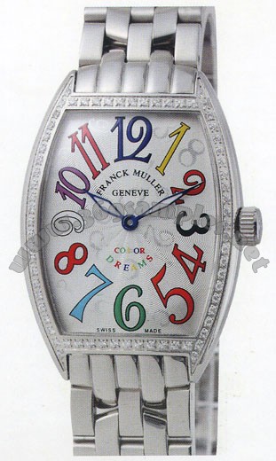 Franck Muller Mens Small Cintree Curvex Large Mens Wristwatch 5850 SC COL DRM O-8