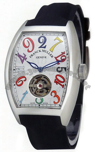Franck Muller Cintree Curvex Crazy Hours Tourbillon Large Mens Wristwatch 5880 T CH COL DRM-2