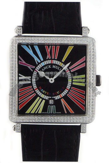Franck Muller Master Square Mens Large Unisex Wristwatch 6000 H SC DT R-12