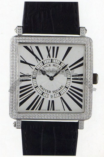 Franck Muller Master Square Mens Large Unisex Wristwatch 6000 H SC DT R-13