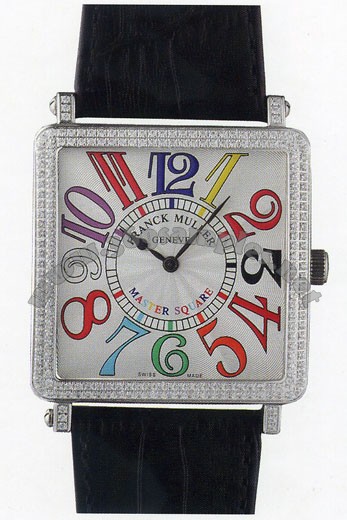 Franck Muller Master Square Mens Large Unisex Wristwatch 6000 H SC DT R-16