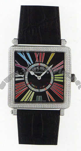 Franck Muller Master Square Ladies Medium Midsize Ladies Wristwatch 6002 L QZ COL DRM R-15