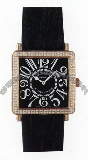Franck Muller Master Square Ladies Medium Midsize Ladies Wristwatch 6002 L QZ COL DRM R-33