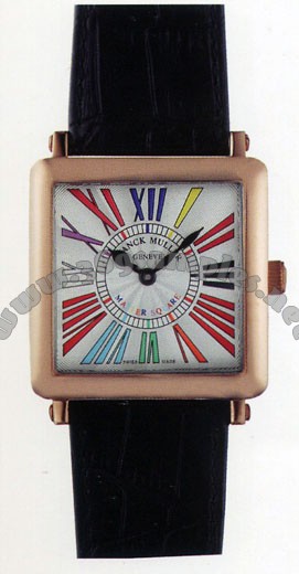 Franck Muller Master Square Ladies Medium Midsize Ladies Wristwatch 6002 L QZ COL DRM R-34