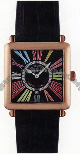 Franck Muller Master Square Ladies Medium Midsize Ladies Wristwatch 6002 L QZ COL DRM R-35