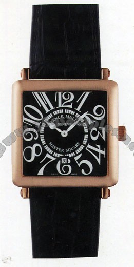 Franck Muller Master Square Ladies Medium Midsize Ladies Wristwatch 6002 L QZ COL DRM R-40