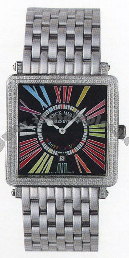 Franck Muller Master Square Ladies Small Small Ladies Wristwatch 6002 S QZ COL DRM R D-2