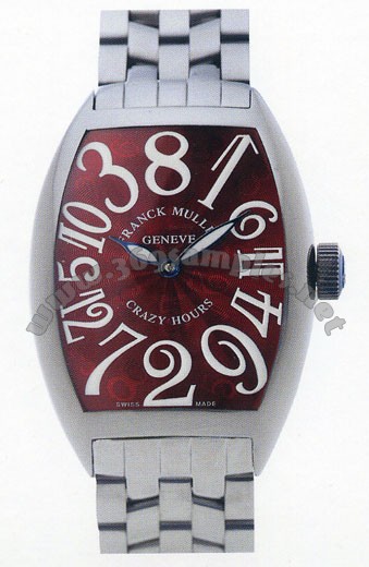 Franck Muller Cintree Curvex Crazy Hours Large Mens Wristwatch 7851 CH COL DRM O-13